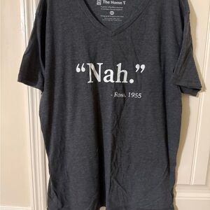 Gray The Home T V-Neck Men's Shirt